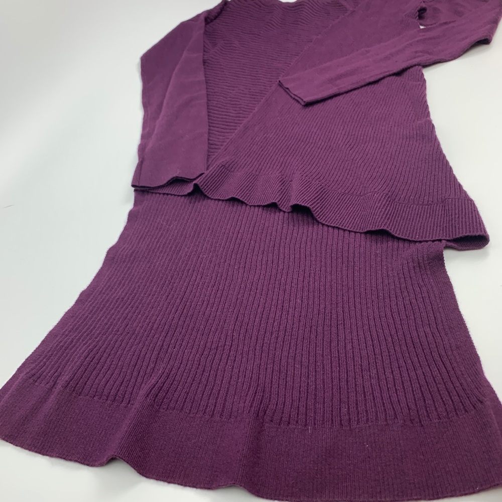 Express Ribbed Asymmetrical High Low Tunic - Picture 5 of 8